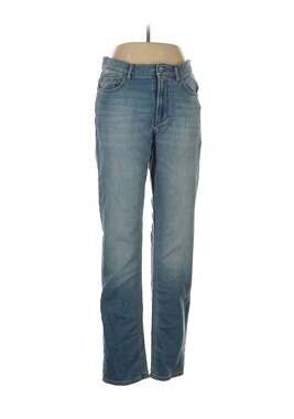 Faherty Brand Men's Stretch Denim Slim Straight Leg Jeans Blue Size 32